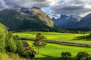 Noorwegen, Andalsnes.