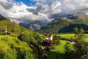Noorwegen, Andalsnes.